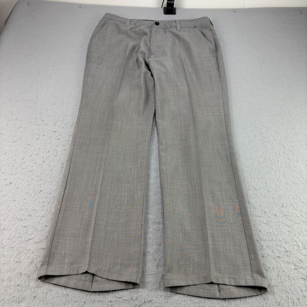 Travis Mathew Pants Mens Size 36 (33x29) Gray Golf Slacks Performance Casual